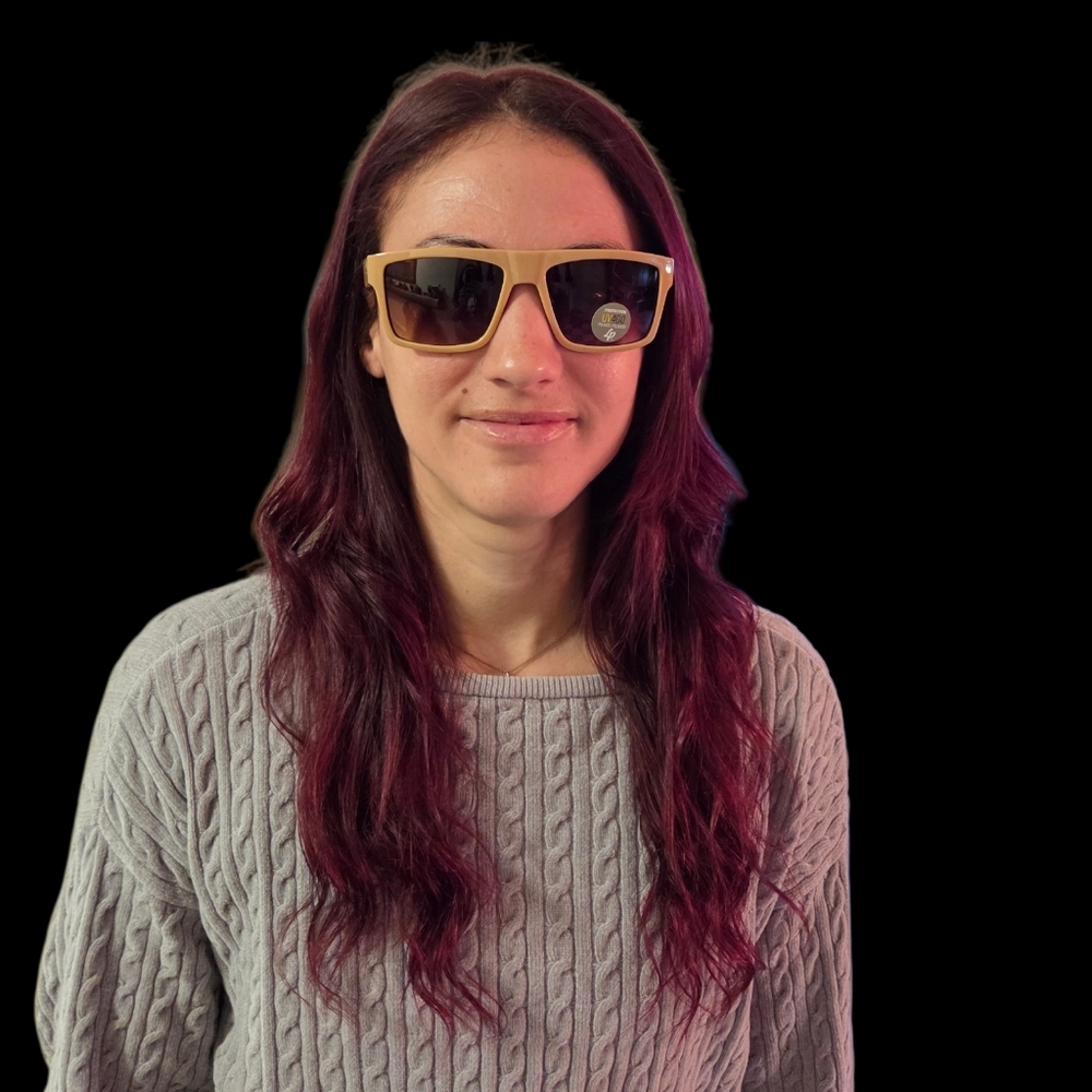 Polarized UV 400 L&P Apparel Adult NEW Tan Sunglasses